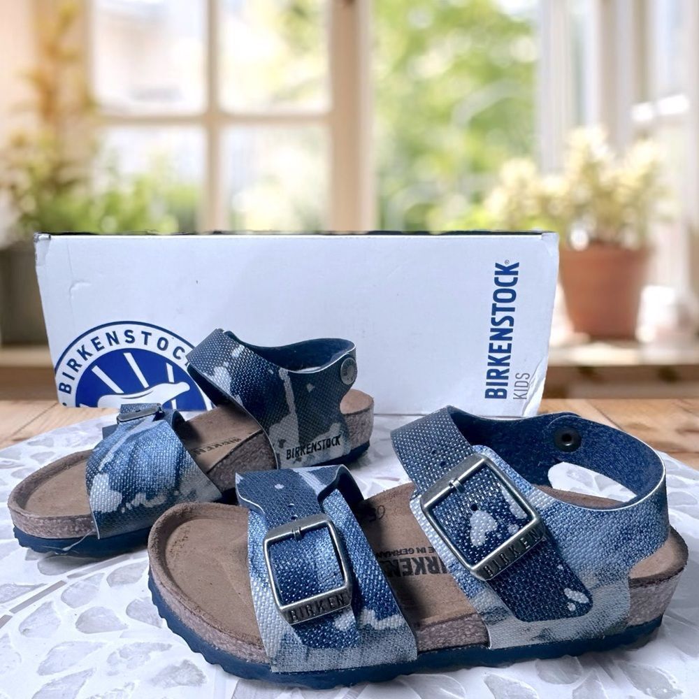 New in box Birkenstock Kids Toddler New York Sandals Size EU 26 US Kids Toddler - Picture 1 of 14